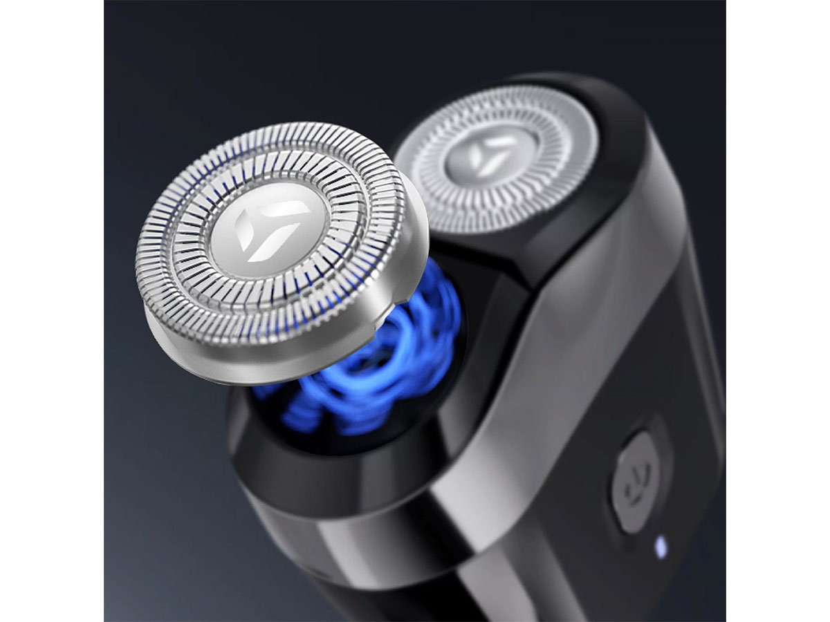 Máy cạo râu Enchen mini 6 có 2 đầu lưỡi nổi