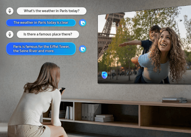 Tivi Samsung QA55QN70FAKXXV được tích hợp tiện ích thông minh