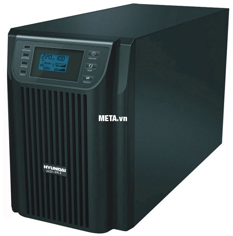 Bộ lưu điện UPS Online Tower Hyundai HD-3K1 (3000VA / 2100W) giúp giải quyết lỗi lo khi mất điện.