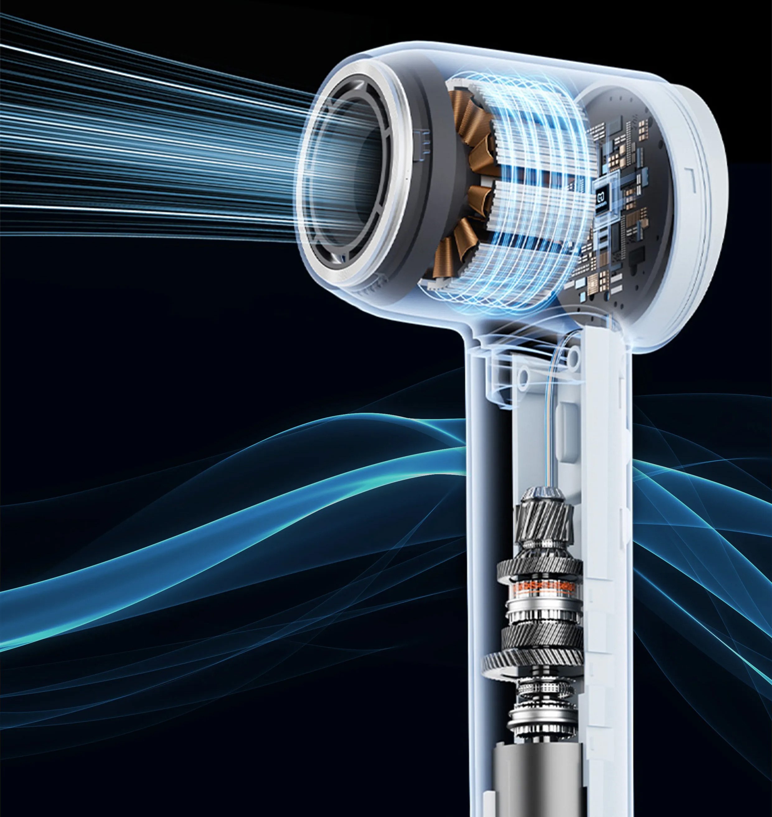 Công suất mạnh mẽ 1.300W – Sấy nhanh, tạo kiểu dễ dàng