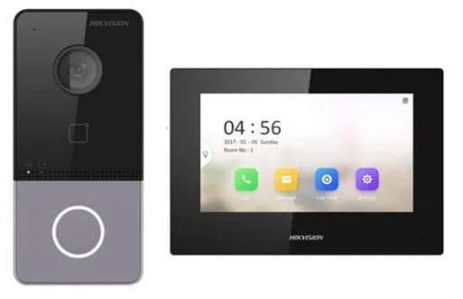 Bộ chuông cửa có hình IP Hikvision SH-KIS6603-LE sở hữu thiết kế hiện đại, tinh tế