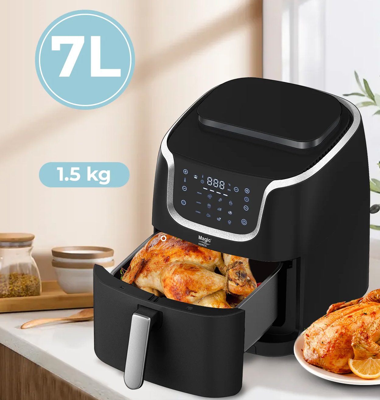 Nồi chiên không dầu có dung tích 7 lít