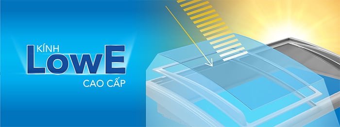 Tủ trang bị cửa kính LowE