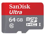 Th? nh? 64Gb micro SDHC SanDisk Ultra C10 80Mb/s