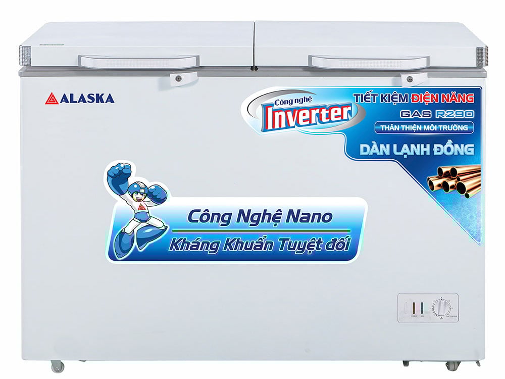 Tủ đông Alaska Inverter BCD-5568CI 372 lít
