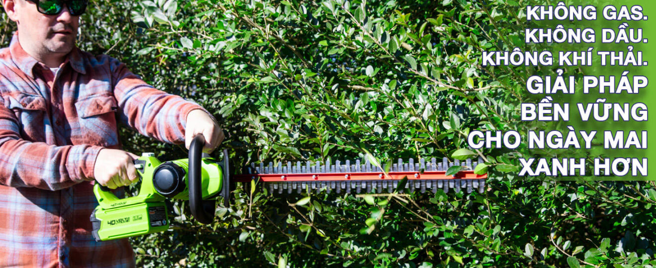 Máy cắt tỉa hàng rào dùng pin Greenworks 40V HT40B00 (2202802)