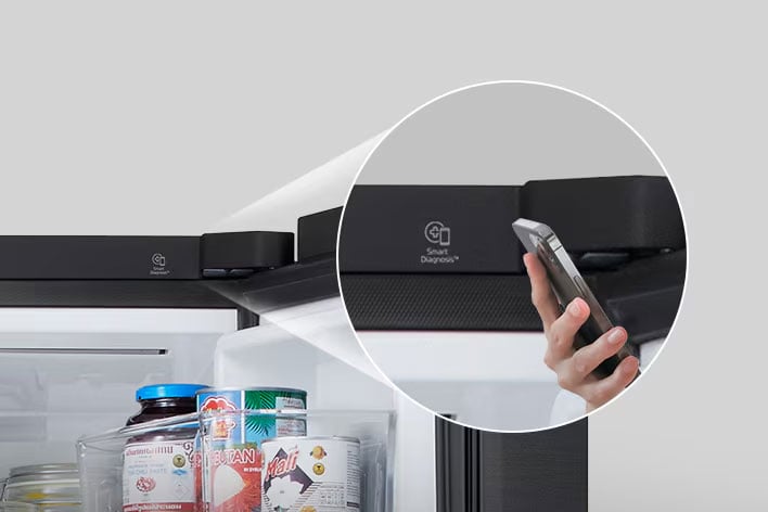 Có thể chẩn đoán và phát hiện các sự cố của tủ lạnh từ điện thoại