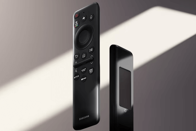 Smart tivi Samsung Neo QLED 4K 75 inch QA75QN80FAKXXV sử dụng điều khiển năng lượng mặt trời