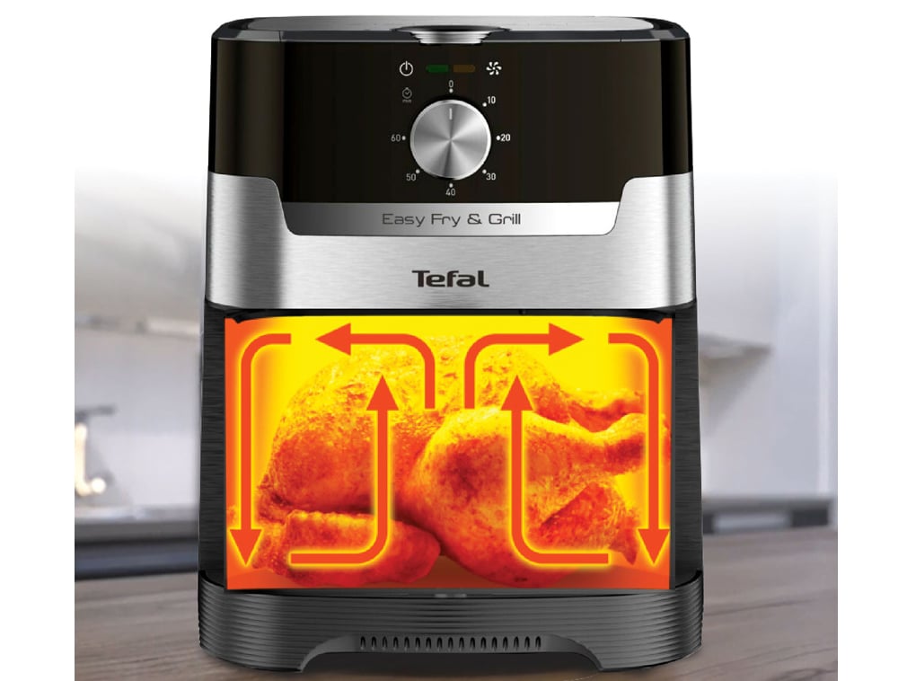 Tefal EY501D15 sử dụng công nghệ làm nóng Extra Crisp