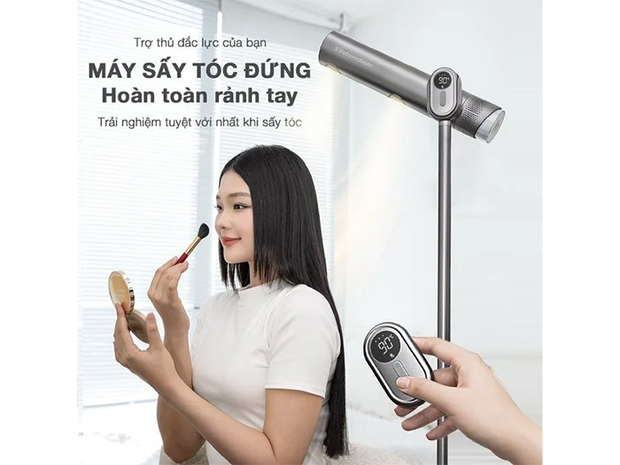Máy sấy tóc đứng sử dụng tiện lợi