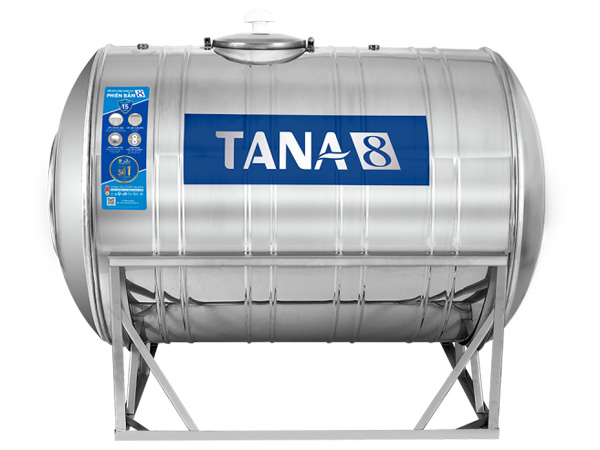 Hình ảnh bồn nước inox Tân Á 8 – 1.500L Ngang (Ø1140)
