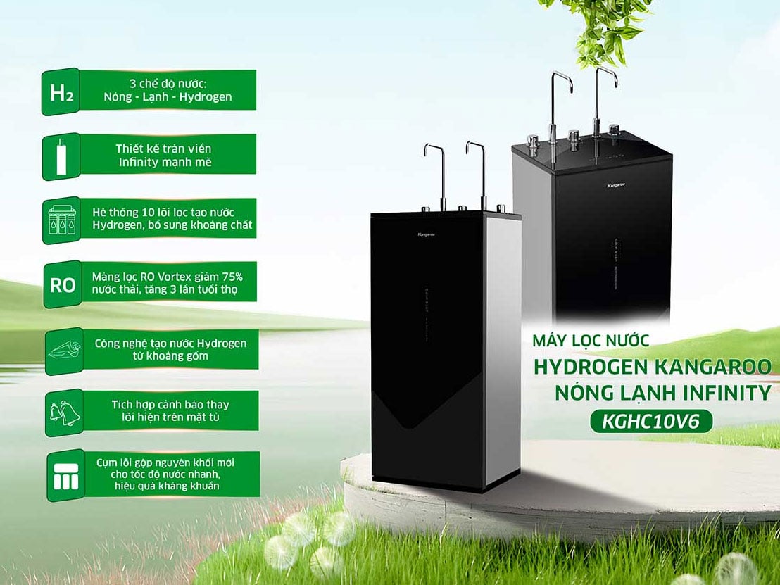 Máy lọc nước có 10 lõi lọc