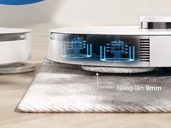 Khả năng nâng khăn lau lên 9mm