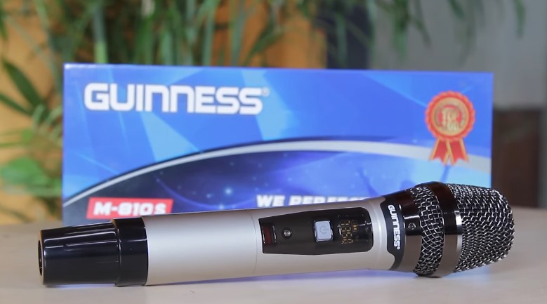 Micro không dây Guinness M-810S sử dụng đơn giản, kết nối dễ dàng