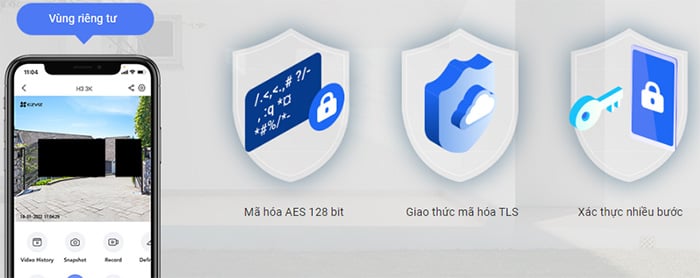 Thiết lập vùng riêng tư