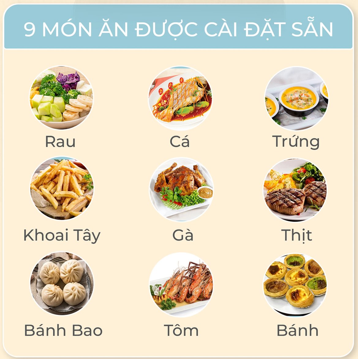 Magic Korea A-700 có 9 chế độ