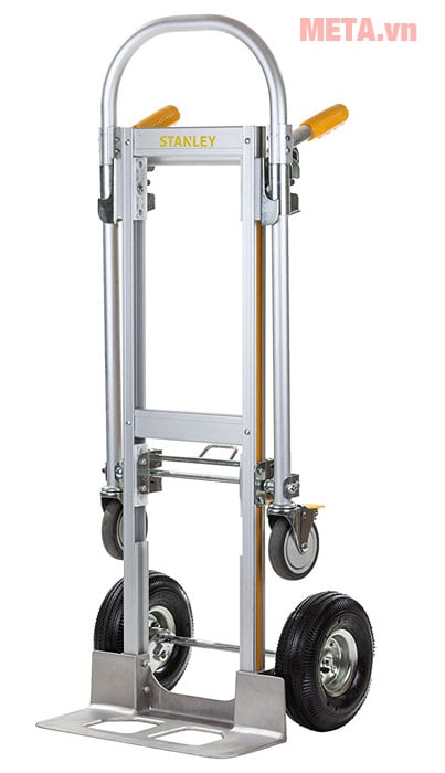 Xe có sức tải trọng lên tới 250kg/lượt và thiết kế linh hoạt nhờ 2 mặt đế khác nhau