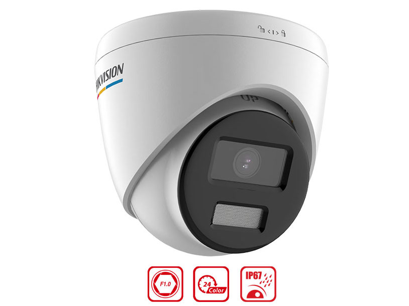 Camera IP Hikvision ghi hình có màu