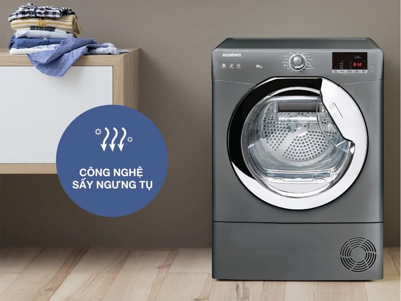 Rosieres RILSC10DGR-04 với công nghệ sấy ngưng tụ