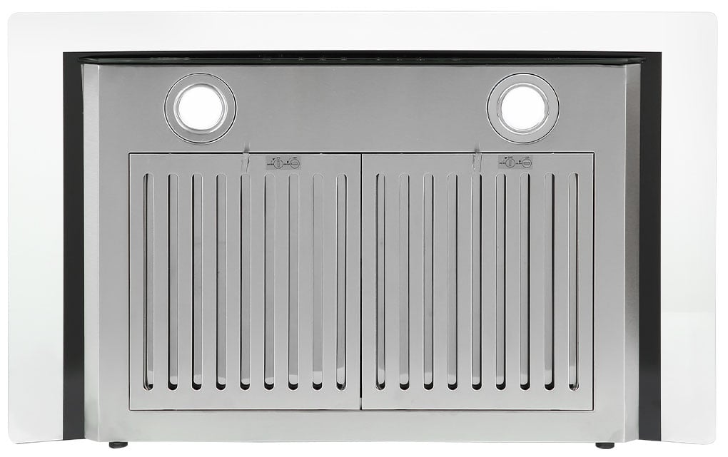 Máy hút mùi kính cong Fandi có 2 đèn Led