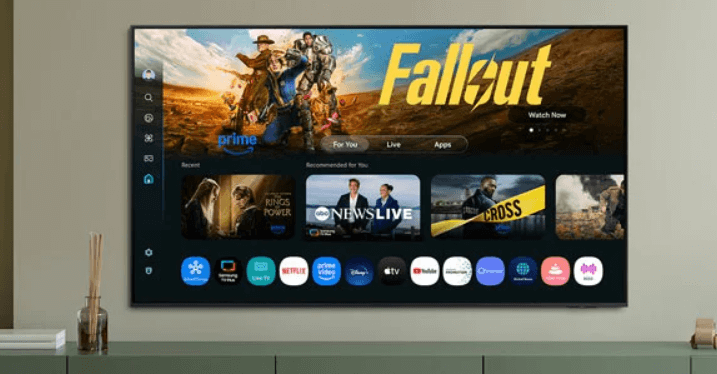 Smart tivi Samsung QA75QN80FAKXXV Vision AI sử dụng hệ điều hành One UI Tizen thông minh