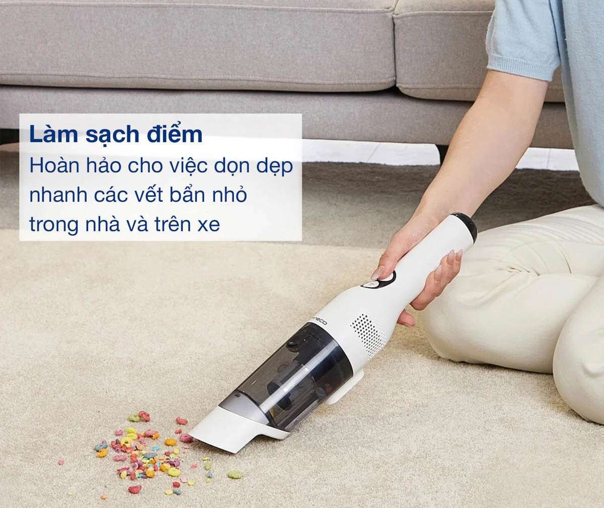 Thiết kế nhỏ gọn, không dây linh hoạt