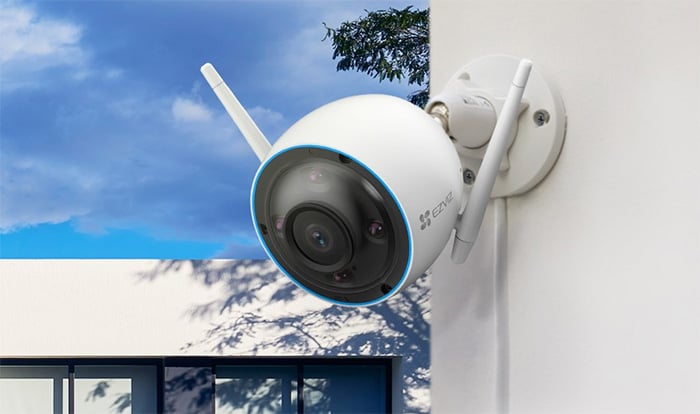 Camera Wifi Ezviz H3 3K 5MP lắp đặt ngoài trời