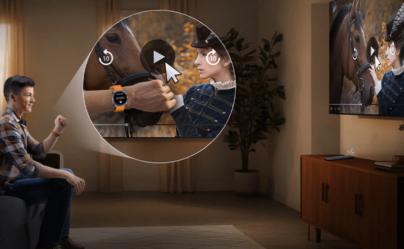 Tivi QA75QN80FAKXXV có chế độ Universal Gestures