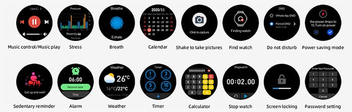 Tính năng cơ bạn của đồng hồ