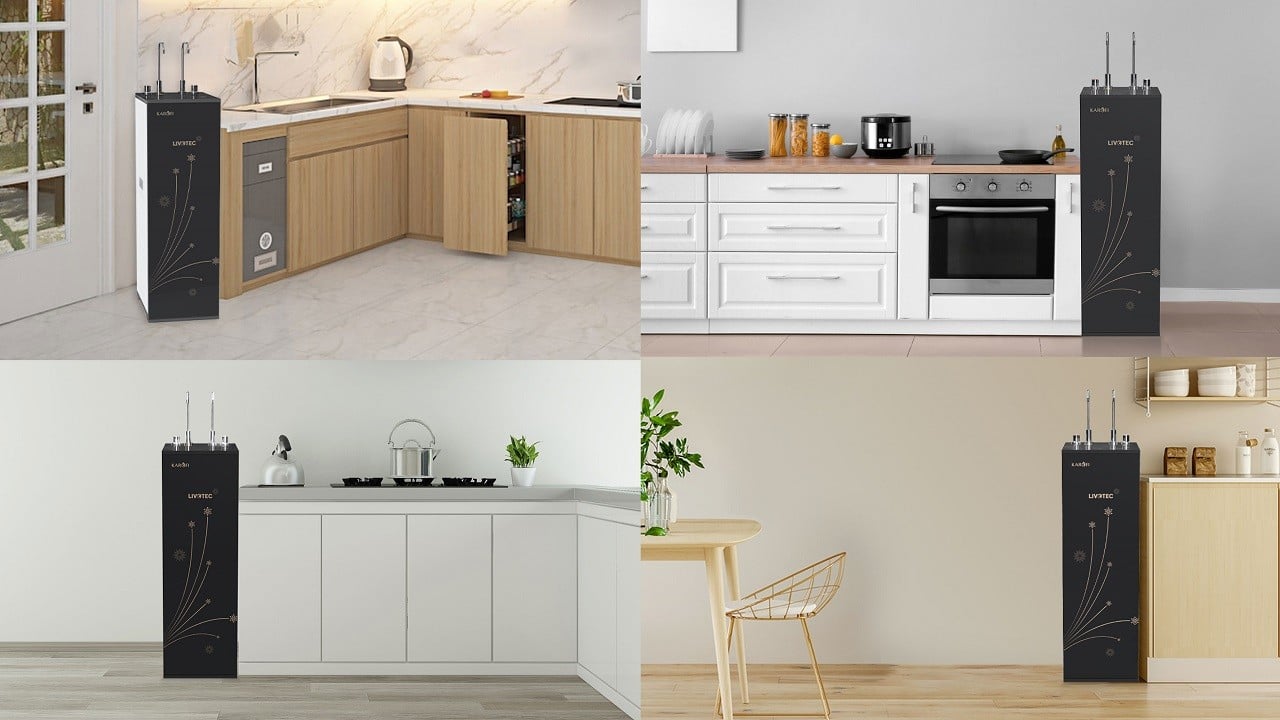 Máy lọc nước Karofi Livotec 615 có thiết kế sang trọng, nhỏ gọn