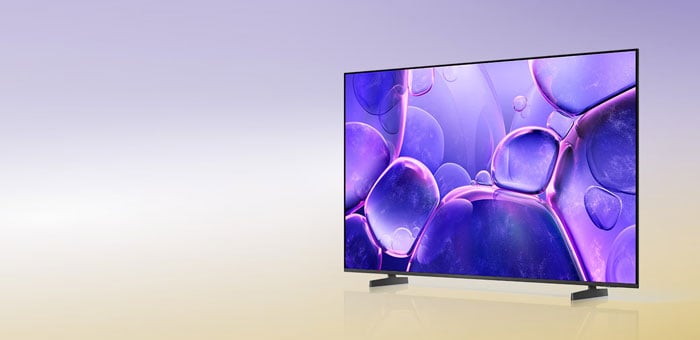 Smart tivi Samsung Crystal UHD 4K 50 inch UA50U8500FKXXV sở hữu thiết kế theo phong cách tối giản, hiện đại