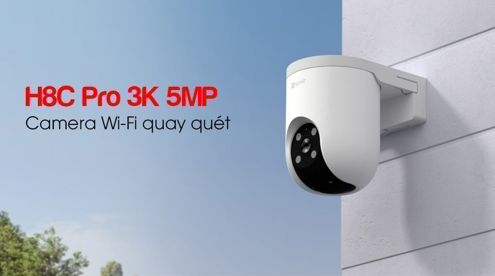 Camera WiFi quay quét thông minh EZVIZ H8C Pro 3K