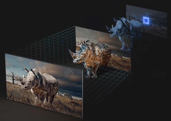 Smart tivi Samsung Neo QLED 4K QA75QN80FAKXXV ứng dụng công nghệ Real Depth Enhancer