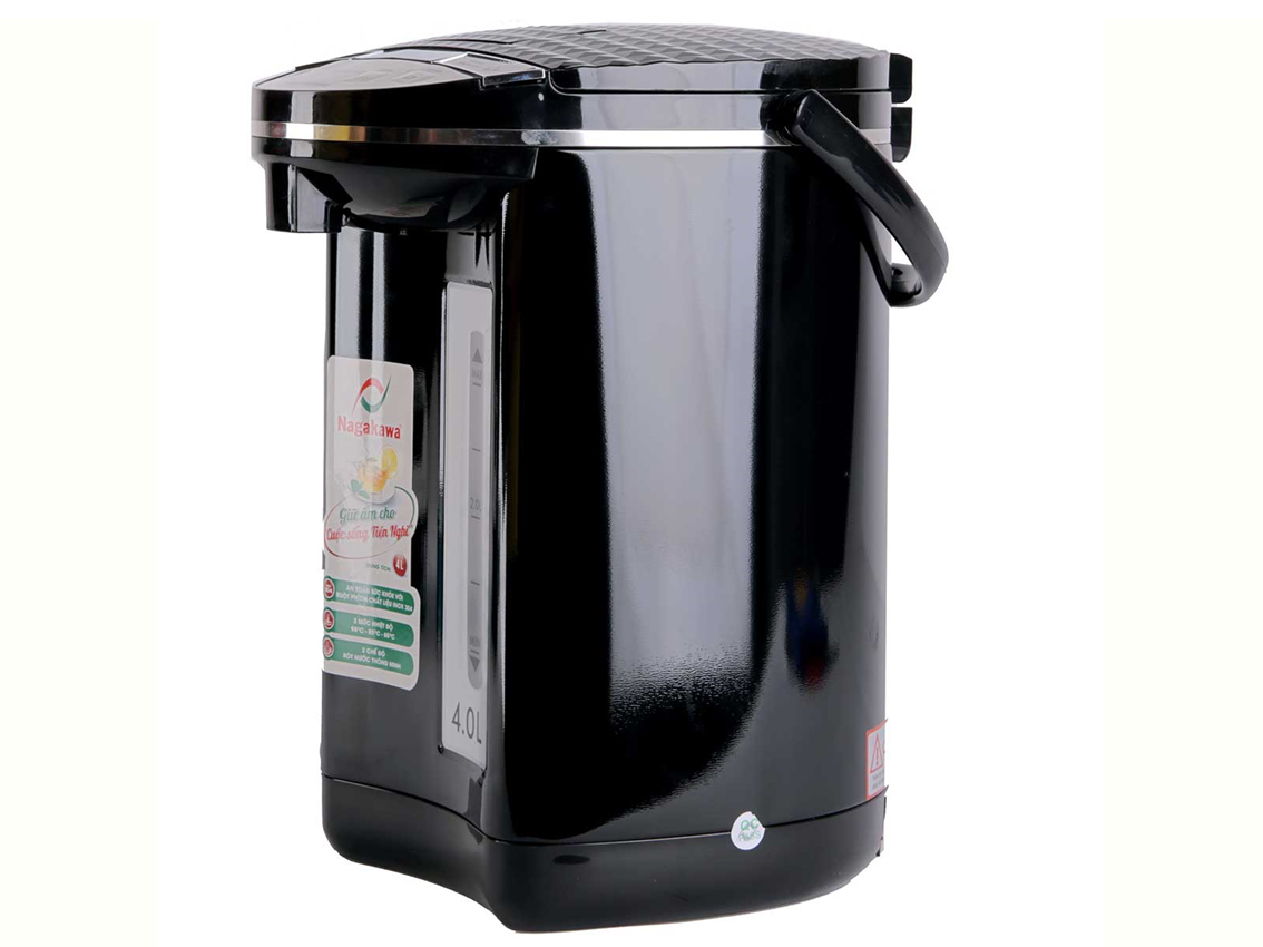 Bình thủy điện thiết kế màu đen