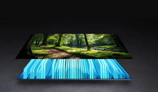 tivi QA55QN70FAKXXV được ứng dụng công nghệ đèn nền MiniLED Quantum