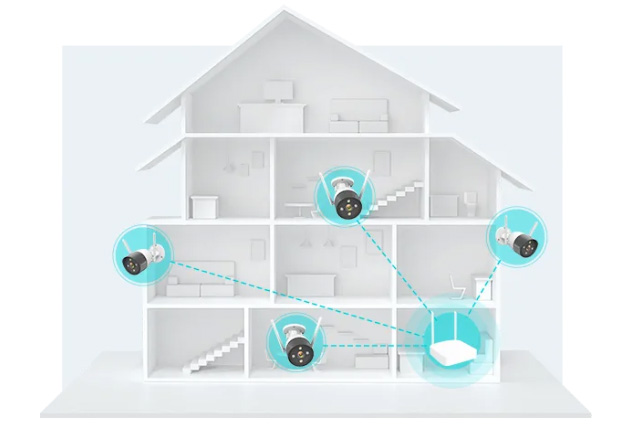 Bộ kit Tenda K4W-3TC lắp đặt đơn giản, phủ song 200m2