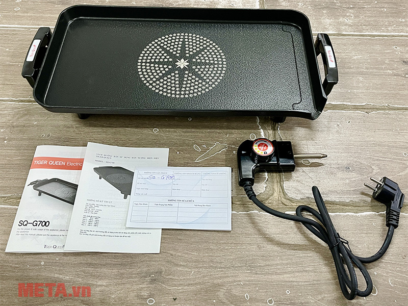 Bộ sản phẩm vỉ nướng điện Tiger Queen SQ-G700