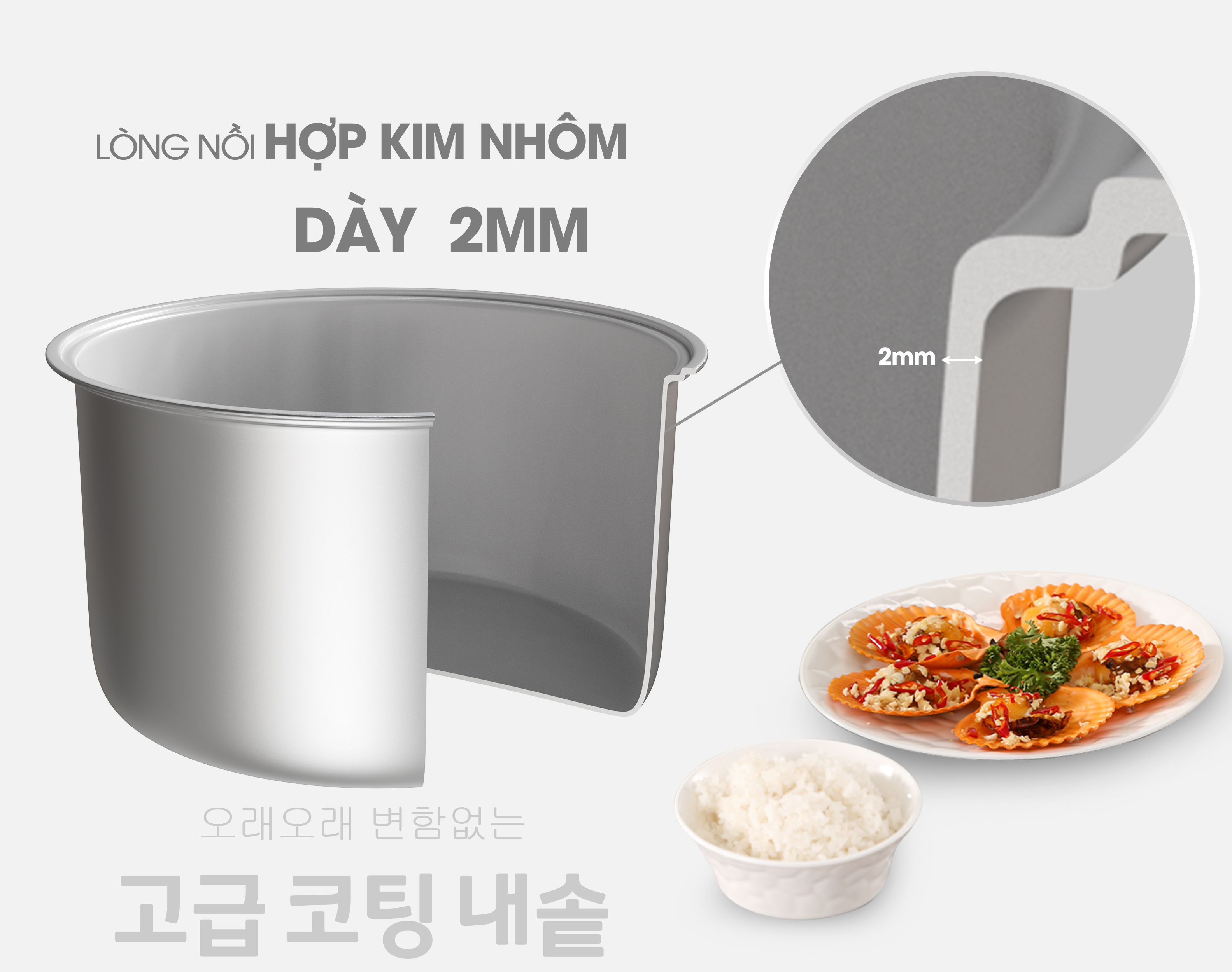 Nồi cơm điện Hawonkoo 