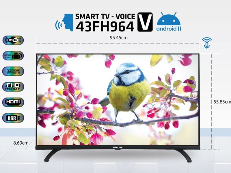 Tính năng của Tivi Darling 43 inch 43FH964V