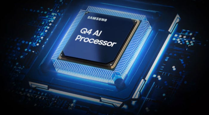 Smart TV QLED 4K Samsung 50 inch QA50Q7FAAKXXV sử dụng bộ xử lý AI Q4 hiện đại