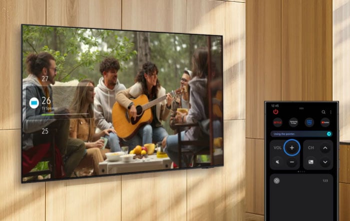 Tivi Samsung 50 inch QA50Q7FAAKXXV có chế độ Quick Remote