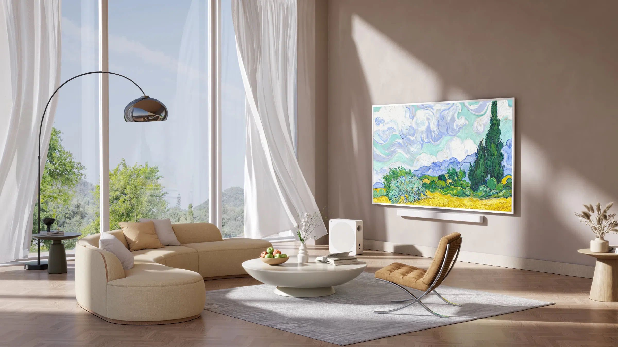 Thiết kế Flat & Slim Frame – Sang trọng như một bức tranh