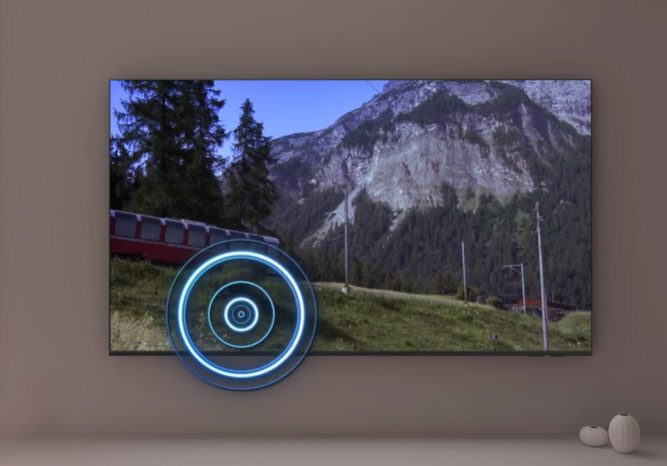 Công nghệ Q-Symphony trên Smart tivi Samsung Neo QLED 4K 55 inch QA55QN80FAKXXV Vision AI