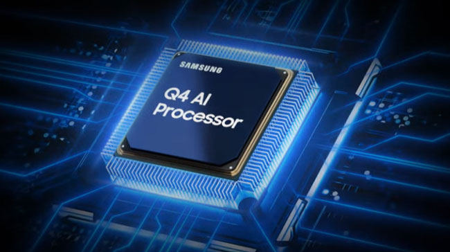 tivi Samsung 43 inch QA43Q7FAAKXXV sử dụng bộ xử lý thông minh