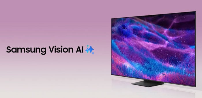 Smart tivi Samsung Neo QLED 4K 55 inch QA55QN80FAKXXV Vision AI sở hữu thiết kế đẹp, sang trọng