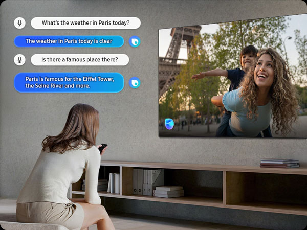 Smart tivi Samsung Neo QLED 4K 55 inch QA55QN80FAKXXV Vision AI có trợ lý Bixby