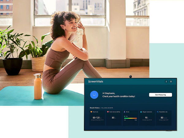 Tính năng ScreenVitals hỗ trợ theo dõi sức khỏe