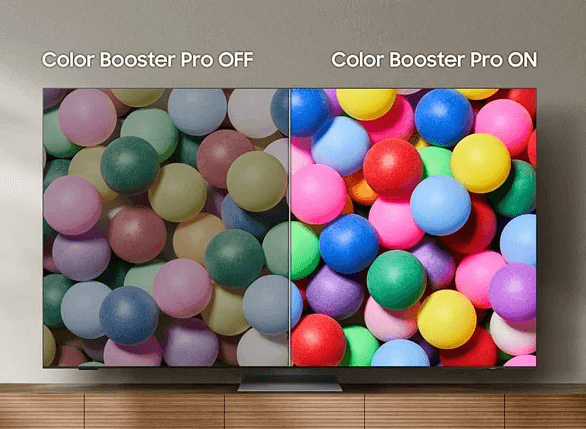 Smart tivi Samsung ứng dụng công nghệ Color Booster Pro