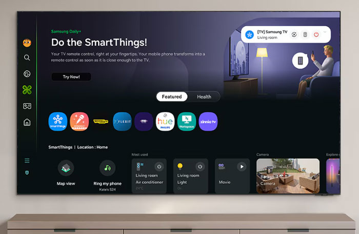 Tivi Samsung 43 inch QA43Q7FAAKXXV có tính năng Samsung Daily+