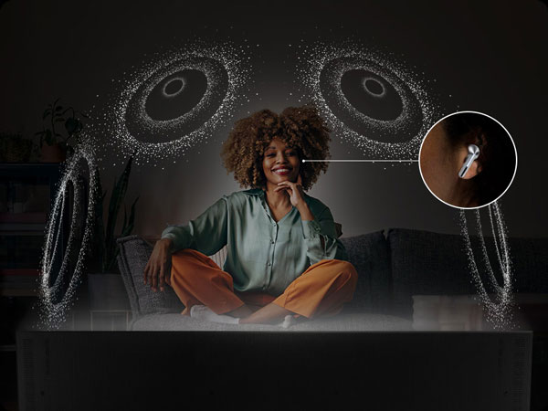 Chế độ âm thanh 360 trên Smart tivi Samsung Neo QLED 4K 55 inch QA55QN80FAKXXV Vision AI